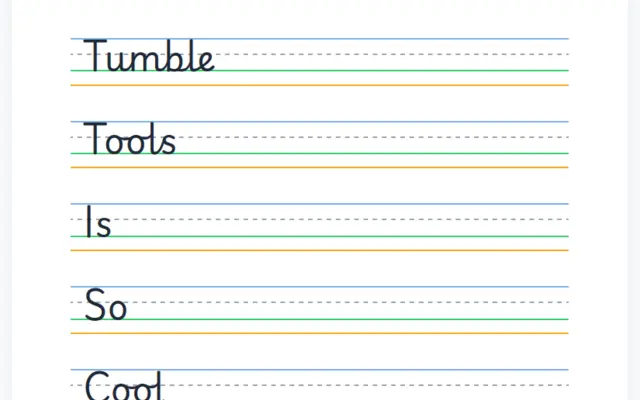 Handwriting Worksheet preview